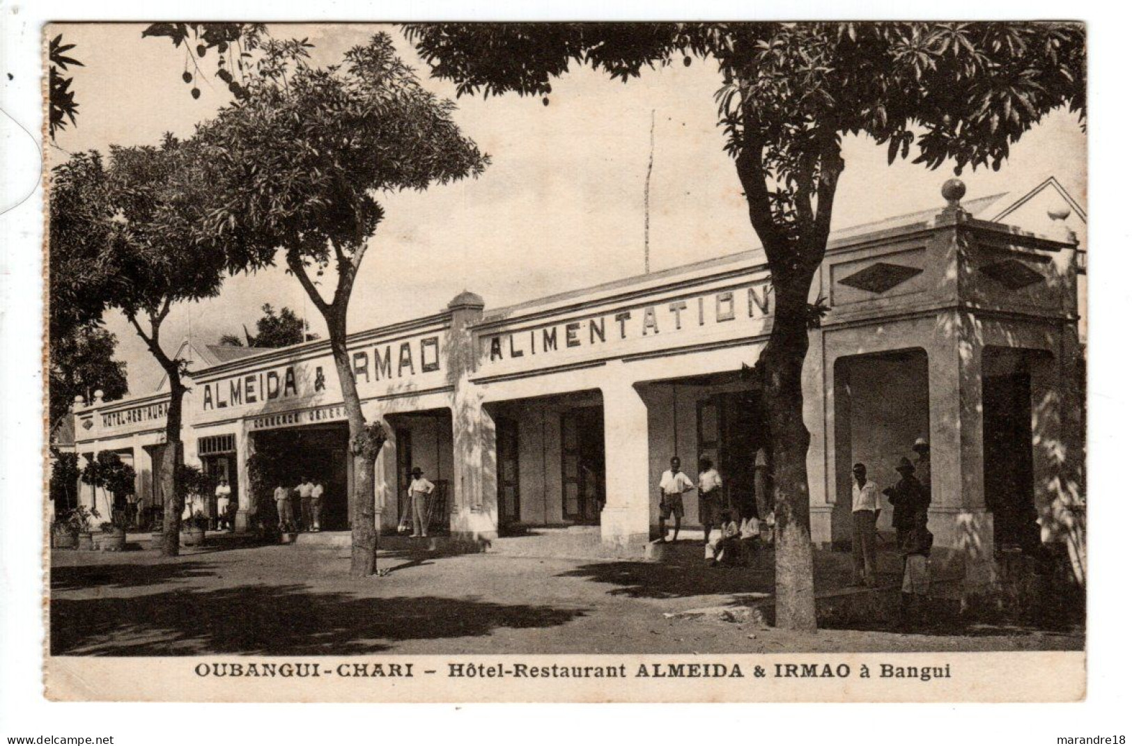 Oubangui Chari ,hotel Restaurant Almeida Et Irmao à Bangui - República Centroafricana