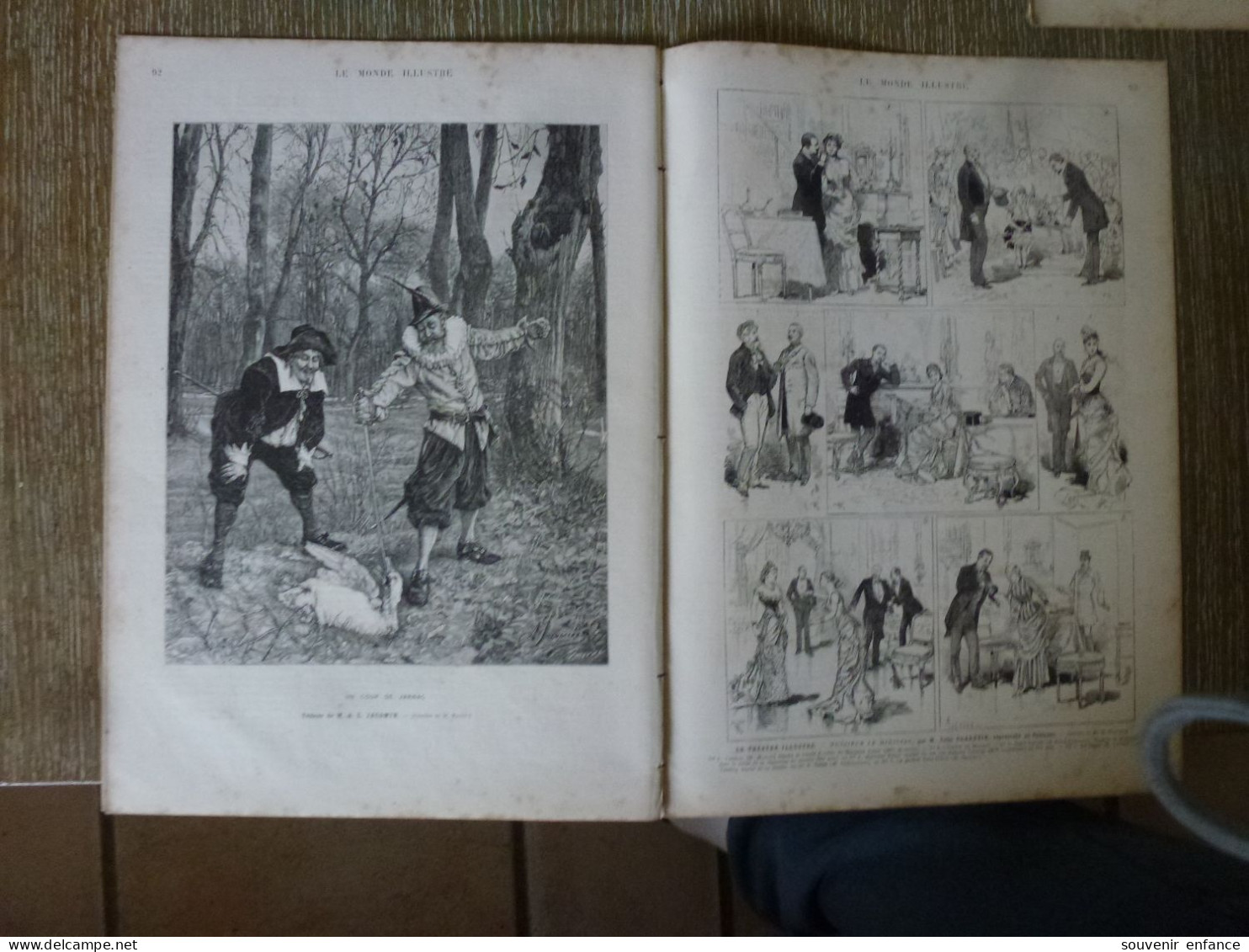 Le Monde Illustré Février 1883 Princes De La Famille D'Orléans Coup De Jarnac Thomas Edward - Zeitschriften - Vor 1900