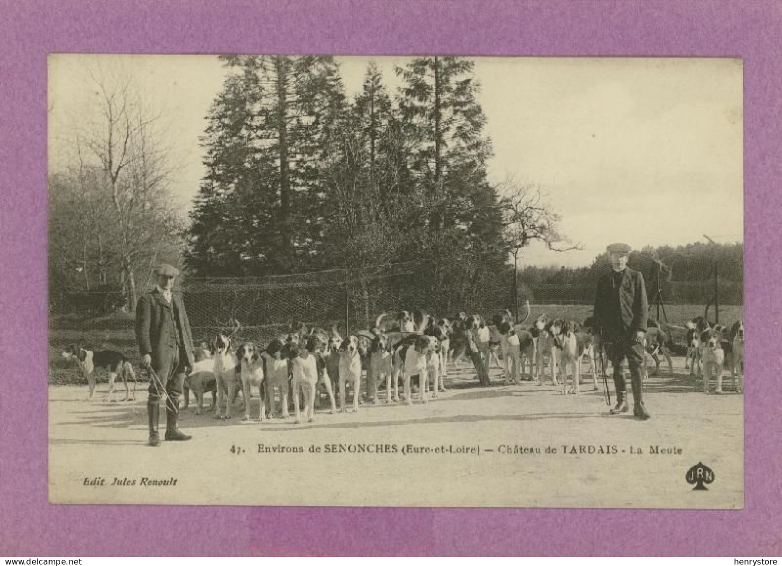 Environs De SENONCHES : Château De Tardais, La Meute - Chiens, Chasse (z4122) - Other & Unclassified