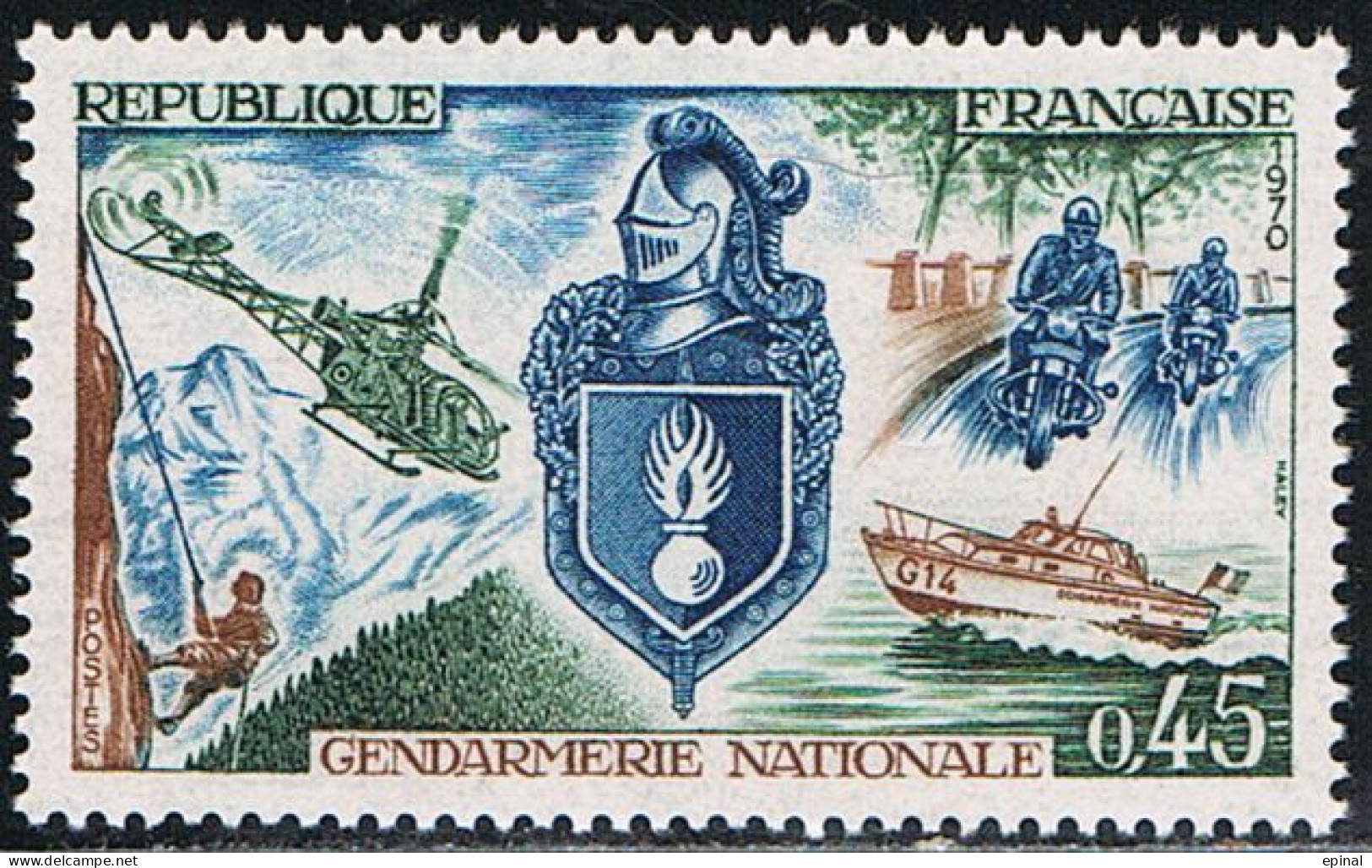 FRANCE : N° 1622 ** (Gendarmerie Nationale) - PRIX FIXE - - Unused Stamps
