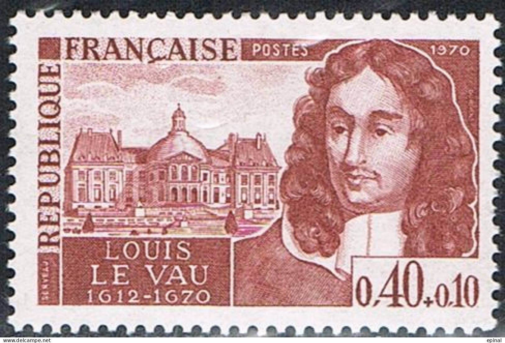 FRANCE : N° 1623 ** (Personnages Célèbres : Louis Le Vau, Architecte) - PRIX FIXE - - Ungebraucht