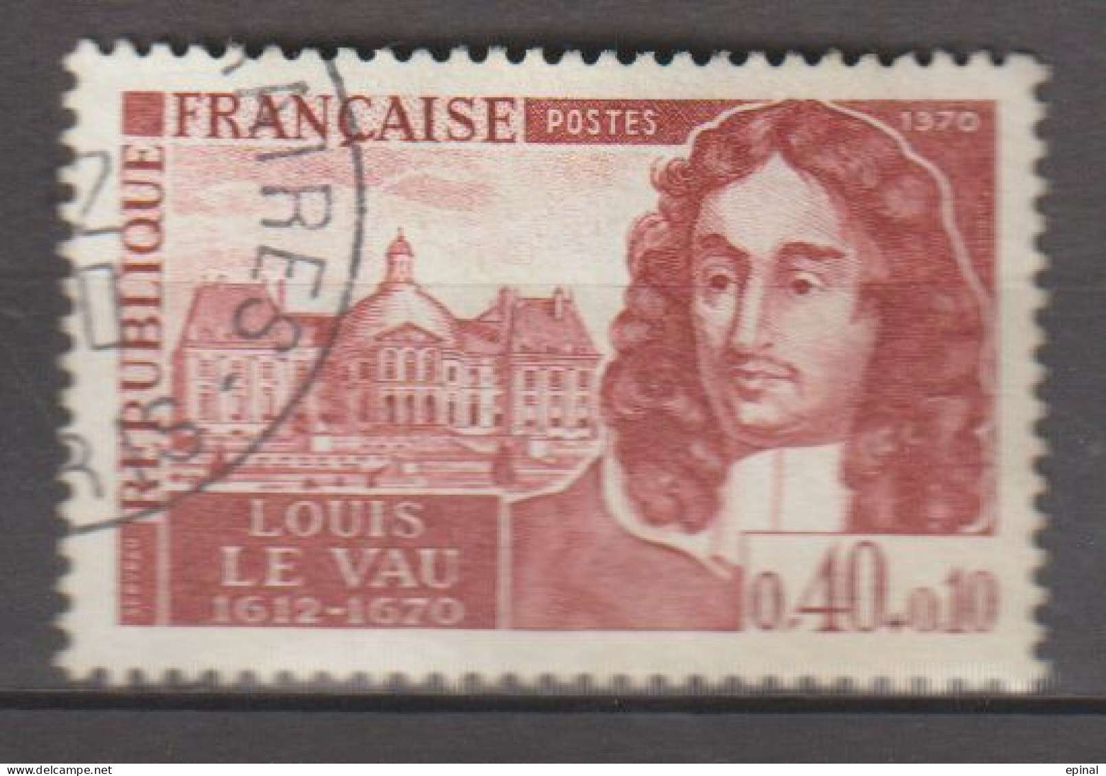 FRANCE : N° 1623 Oblitéré (Personnages Célèbres : Louis Le Vau, Architecte) - PRIX FIXE - - Gebraucht