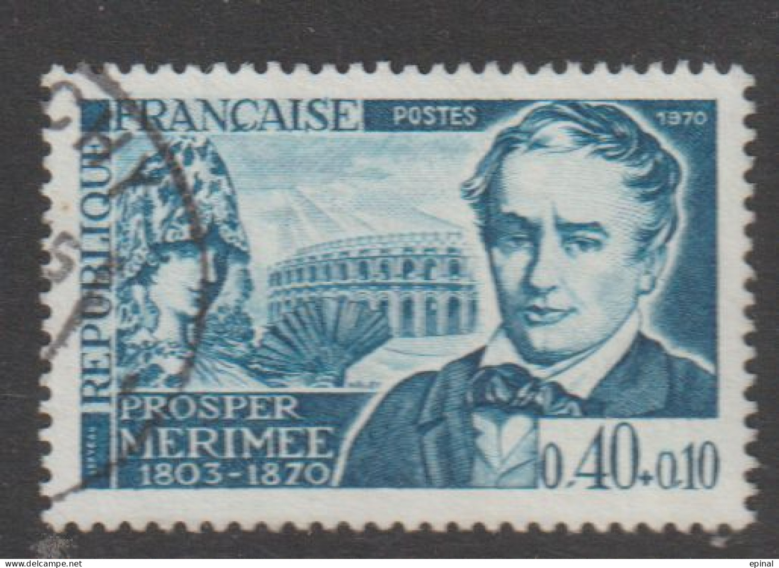 FRANCE : N° 1624 Oblitéré (Personnages Célèbres : Prosper Mérimée) - PRIX FIXE - - Oblitérés