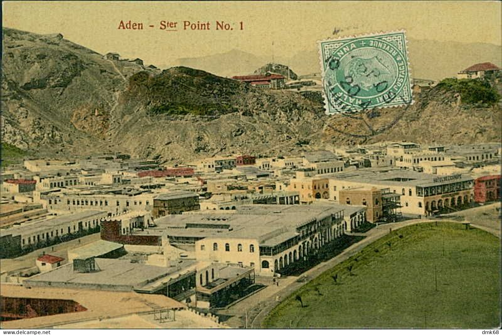 YEMEN - ADEN - S.ter POINT N. 1 - EDIT I. BENGHIAT SON - 1909 / STAMP / POSTMARK  (18400) - Yémen