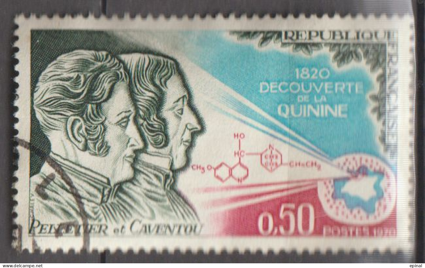 FRANCE : N° 1633 Oblitéré (Découverte De La Quinine) - PRIX FIXE - - Used Stamps