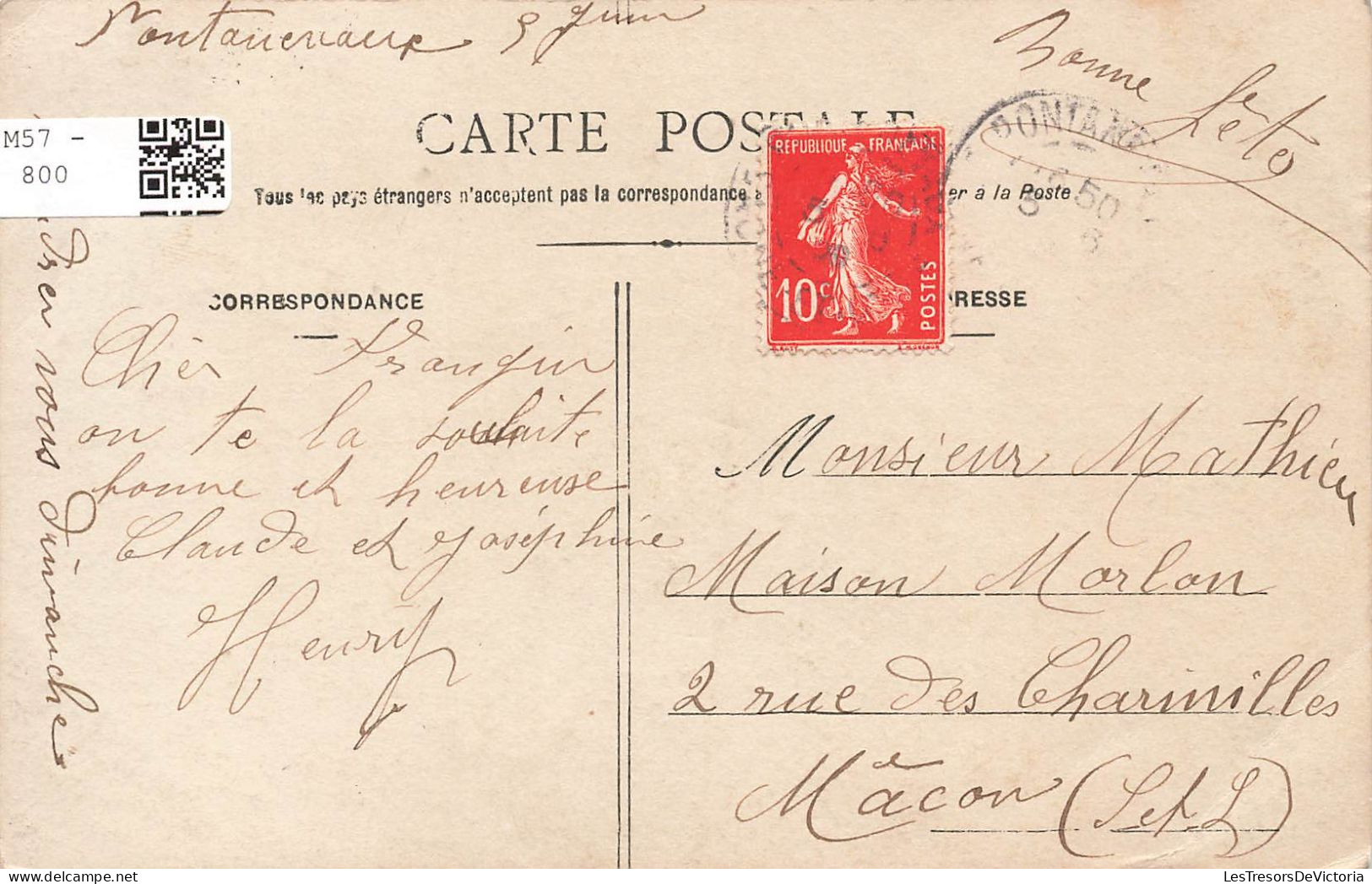 FANTAISIES - Famille - Le Portait De Petite Mère - Carte Postale Ancienne - Other & Unclassified