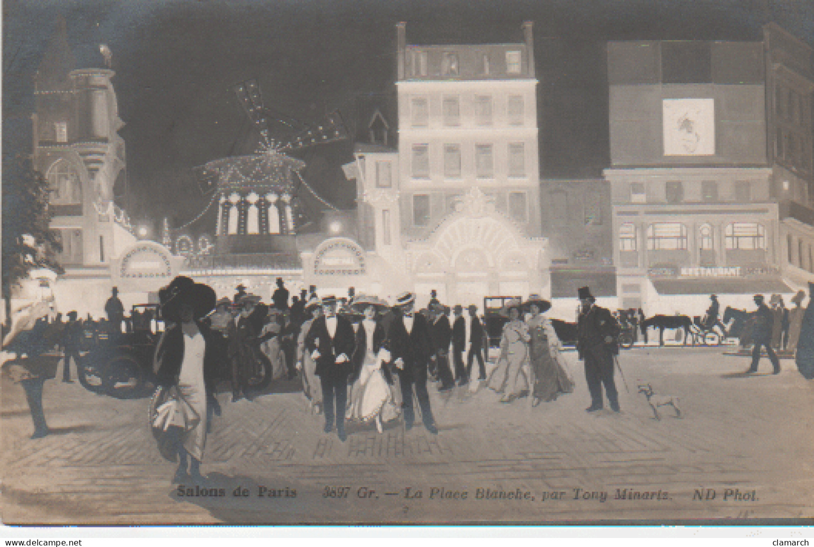 PARIS-Salons De Paris-la Place Blanche Par T Minartz - ND Phot 3897 - Exposiciones