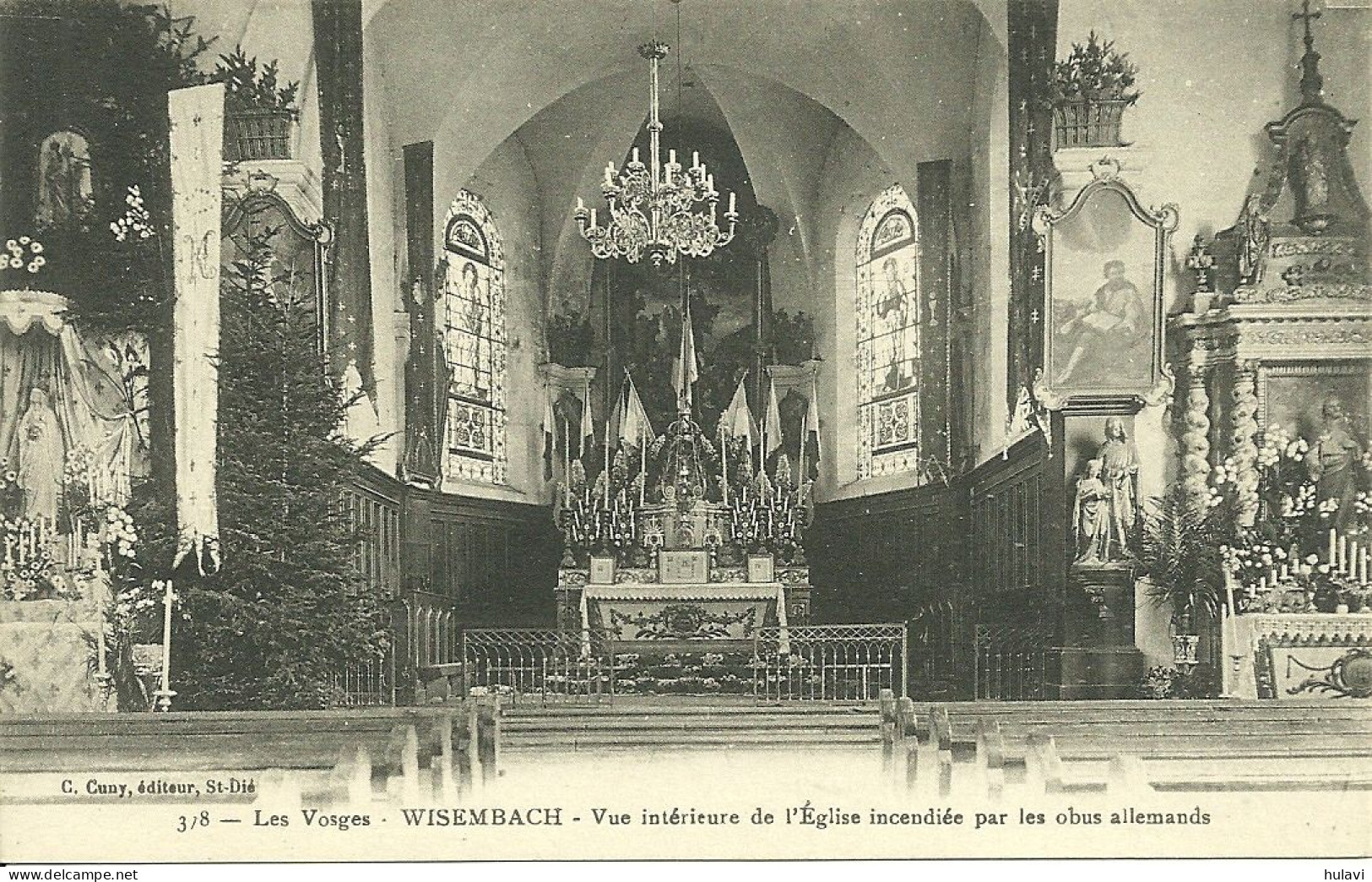 88  WISEMBACH - VUE INTERIEURE DE L' EGLISE ..... (ref 9249) - Sonstige & Ohne Zuordnung