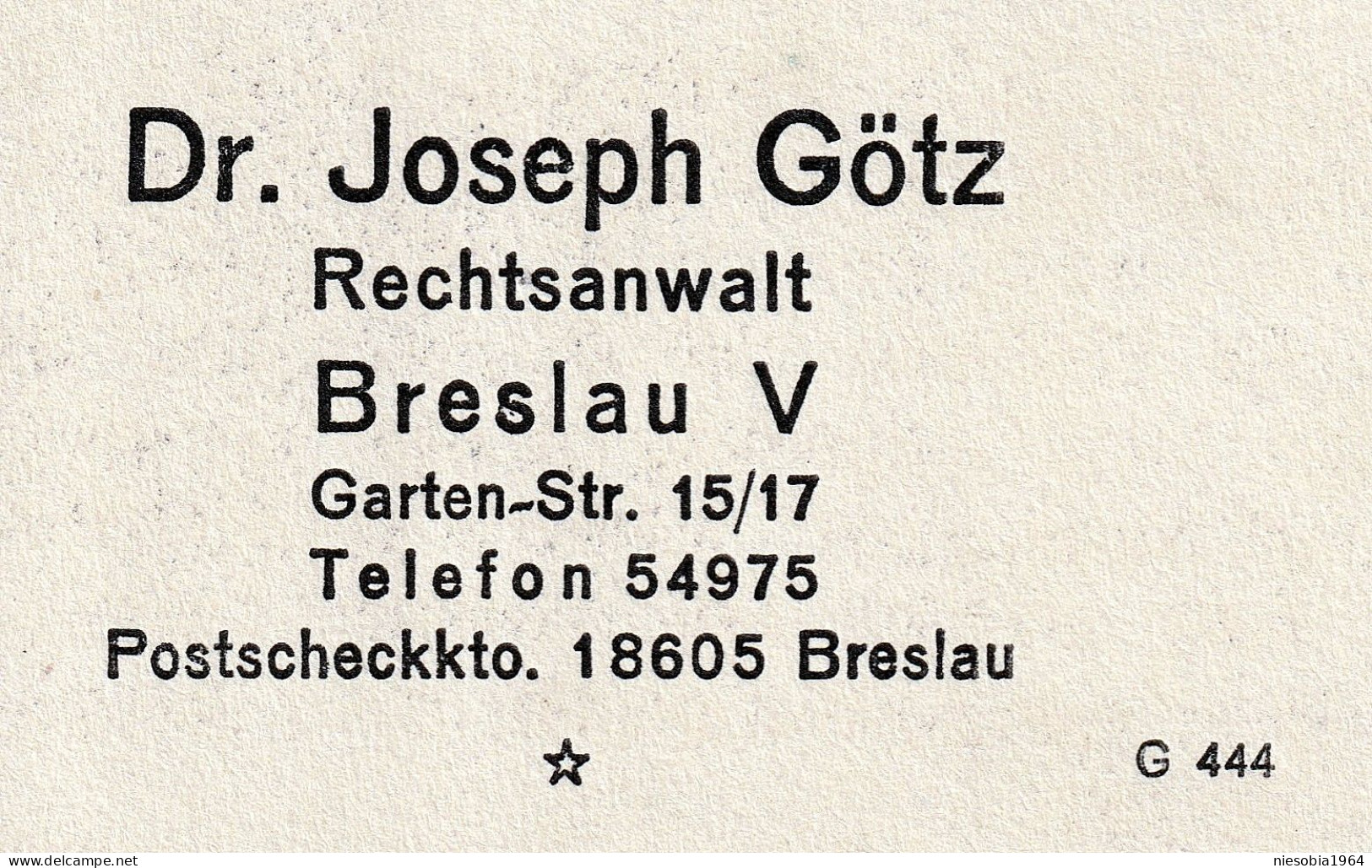 Company Postcard Dr. Joseph Götz Lawyer Breslau Seal "In The Postal Truck Through The Silesian Mountains" August 29,1932 - Briefkaarten