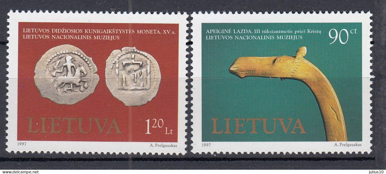 LITHUANIA 1997 Museum MNH(**) Mi 645-646 #Lt1110 - Lituanie