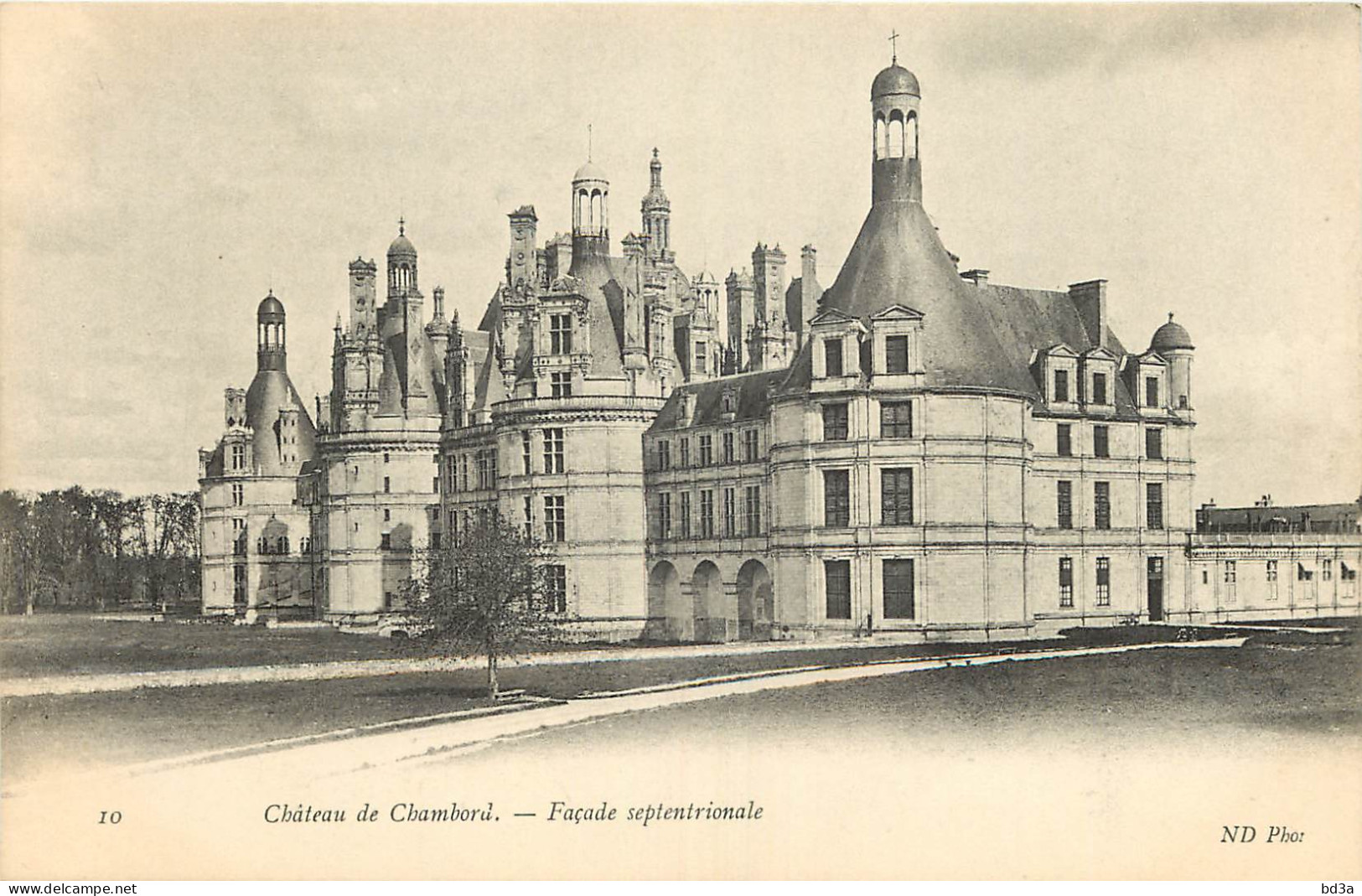 41 - CHÂTEAU DE CHAMBORD - FACADE SEPTENTRIONALE - Chambord