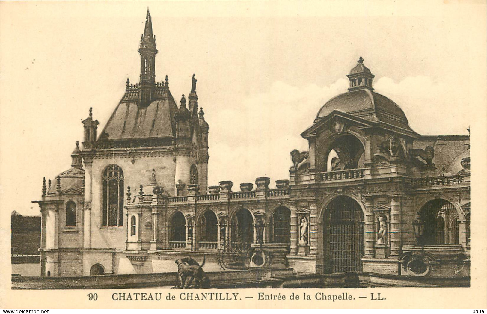 60 - CHÂTEAU DE CHANTILLY - ENTREE DE LA CHAPELLE - Chantilly
