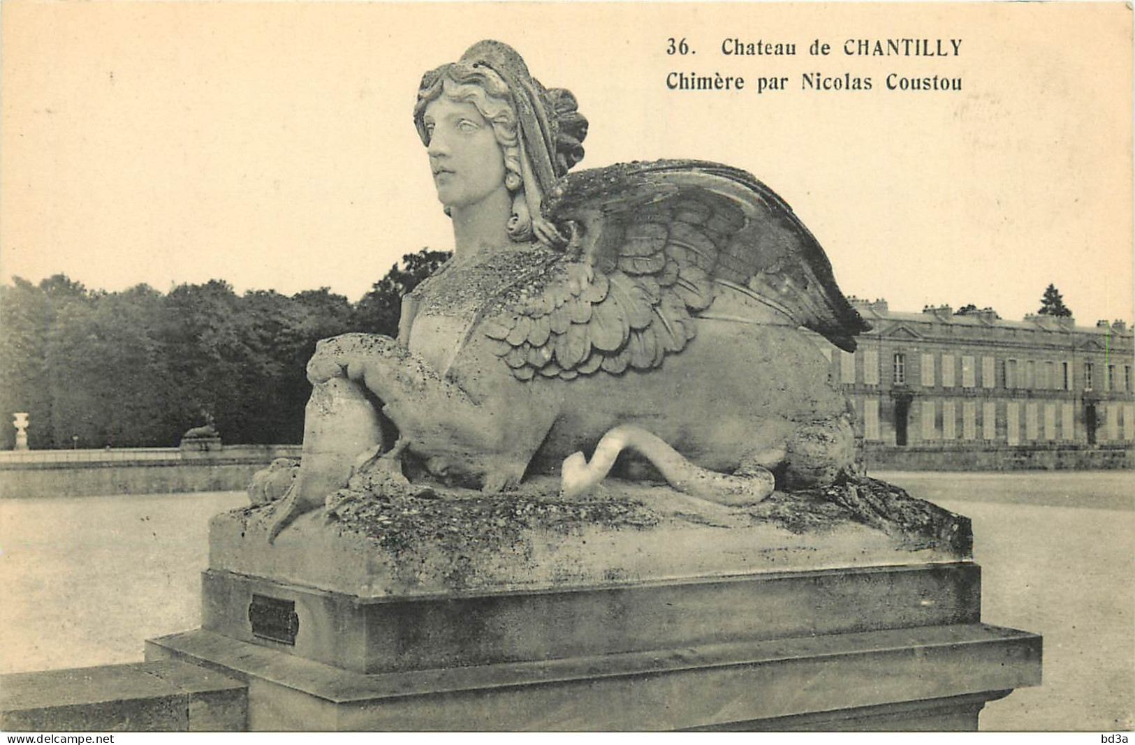 60 - CHÂTEAU DE CHANTILLY - CHIMERE PAR NICOLAS COUSTOU - Chantilly