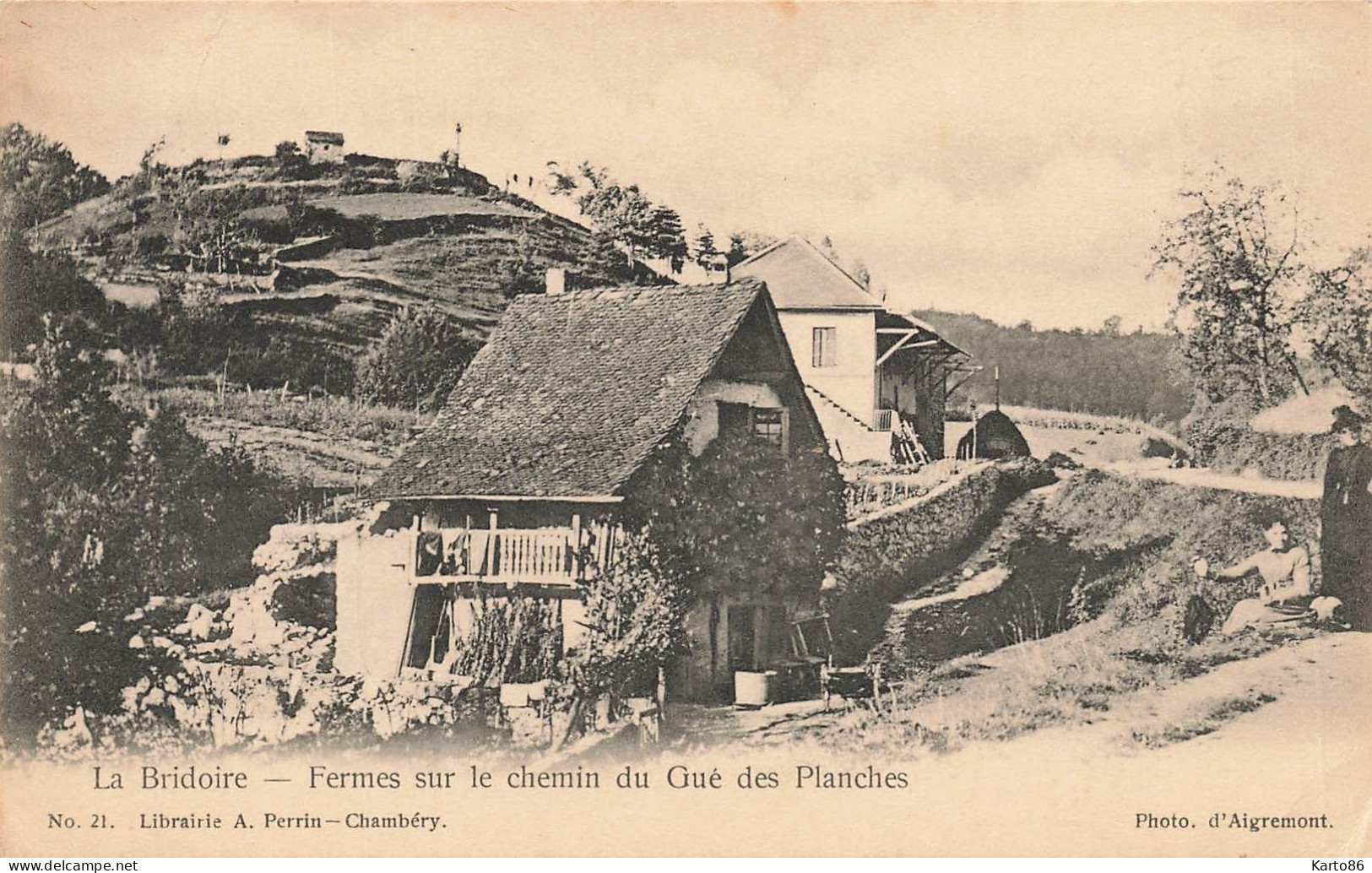 La Bridoire * Fermes Sur Le Chemin Du Gué Des Planches * Villageois - Sonstige & Ohne Zuordnung