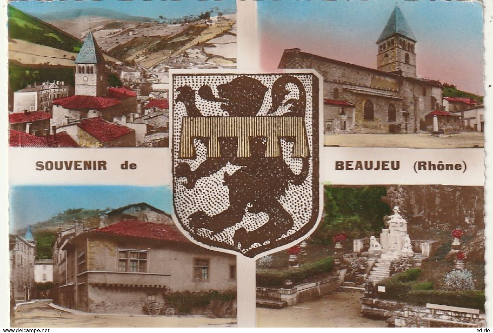 *** 69  ***  Souvenir De Beaujeu --- Timbrée TTB - Beaujeu