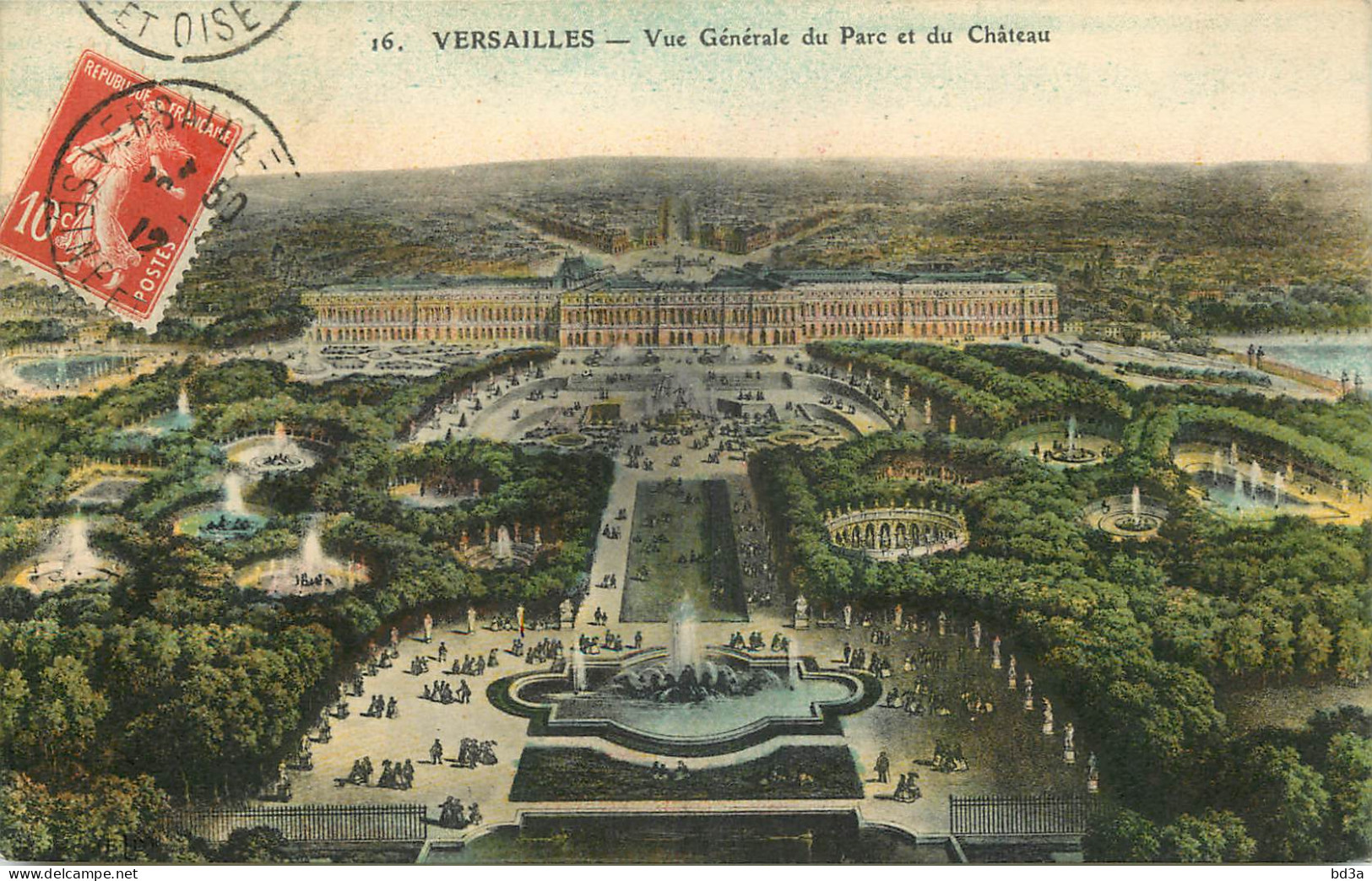 78 - VERSAILLES - VUE GENERALE - Versailles (Schloß)