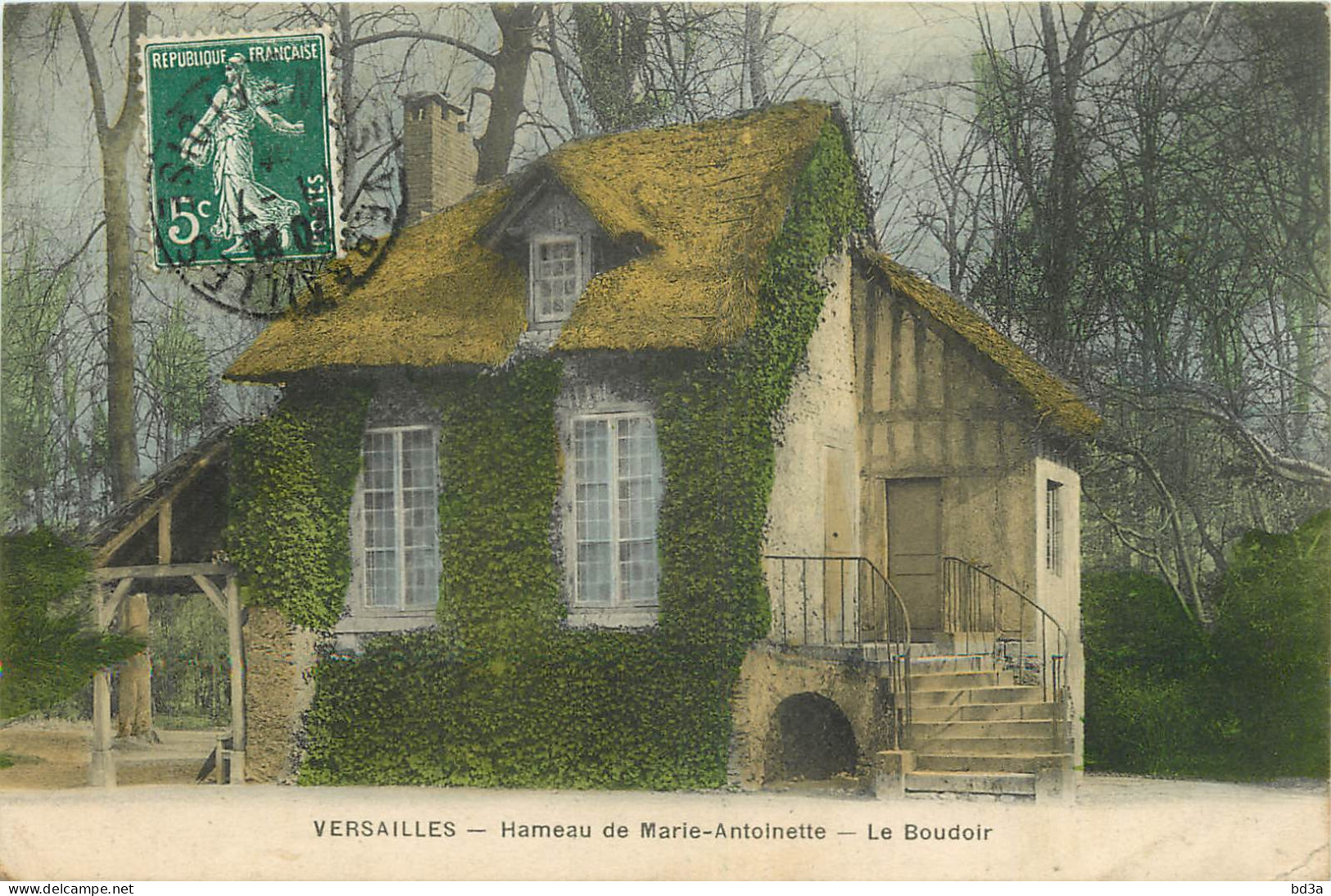 78 - VERSAILLES - HAMEAU MARIE ANTOINETTE - LE BOUDOIR - Versailles (Kasteel)