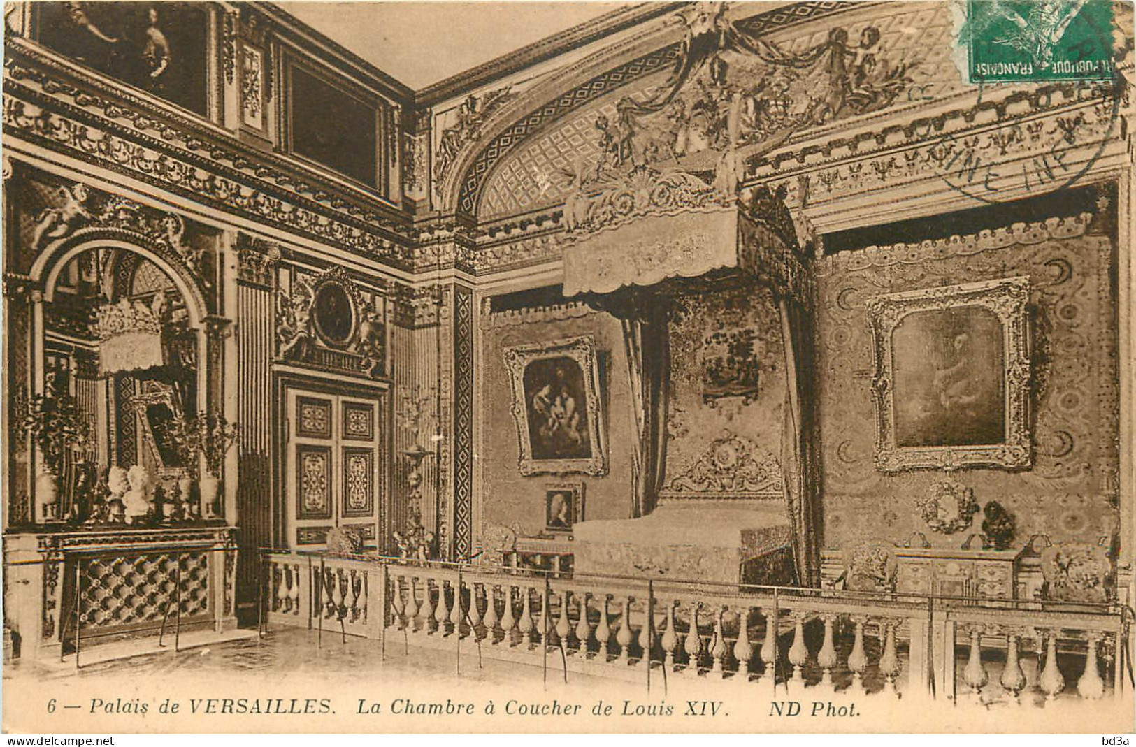 78 - VERSAILLES - LA CHAMBRE A COUCHER DE LOUIS XIV - Versailles (Kasteel)