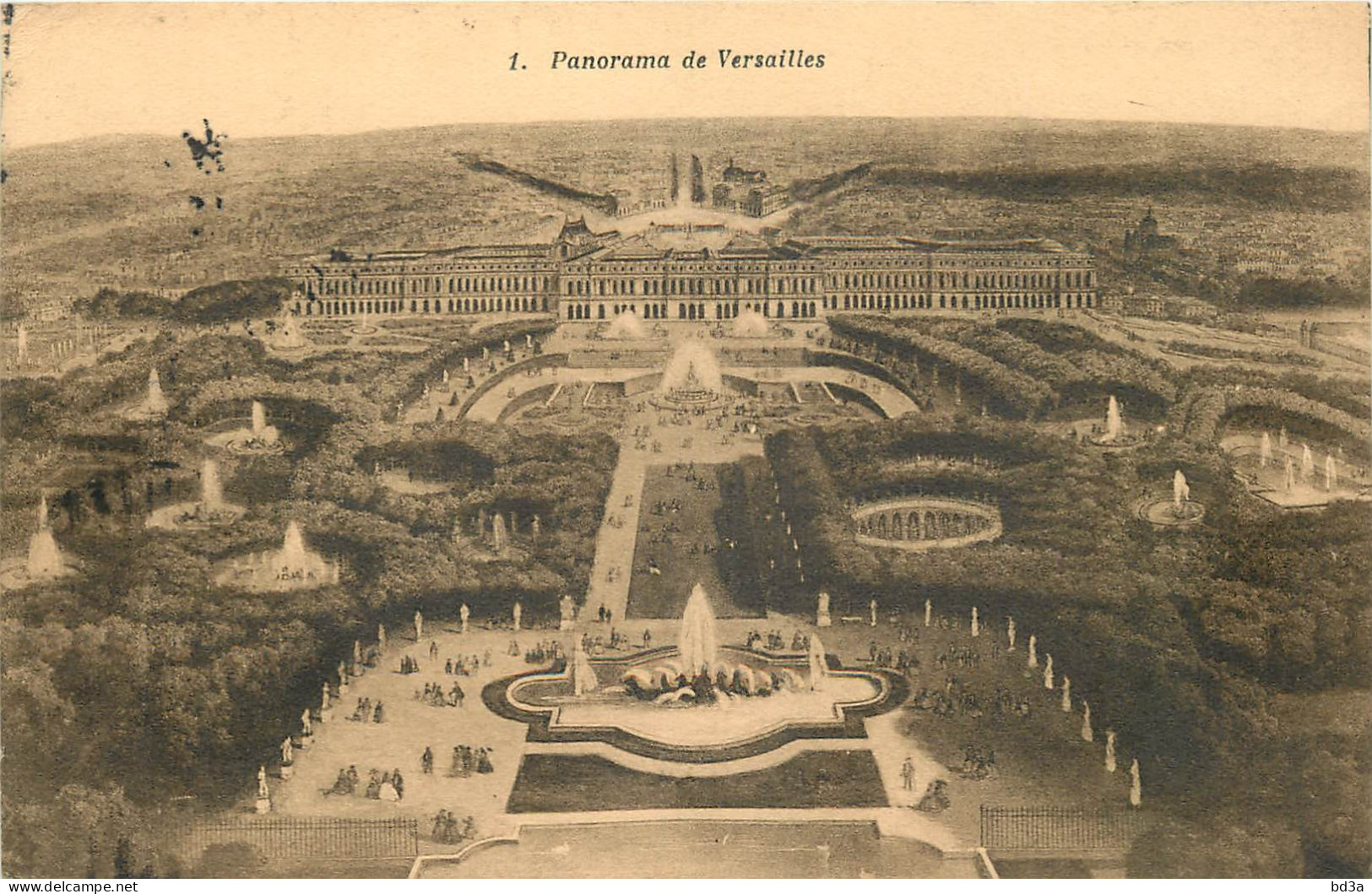 78 - VERSAILLES - PANORAMA - Versailles (Kasteel)