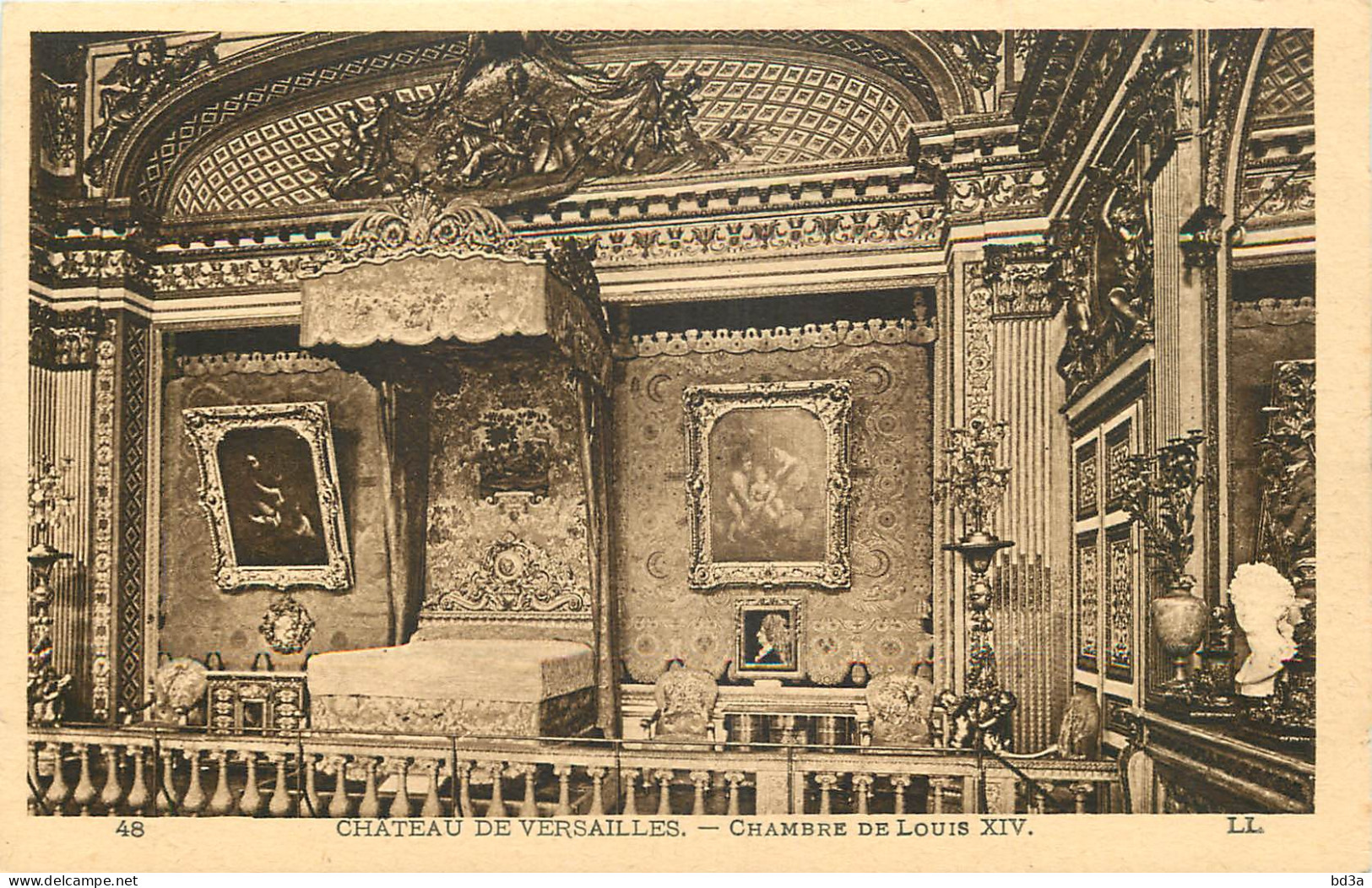 78 - VERSAILLES - CHAMBRE LOUIS XIV - Versailles (Château)