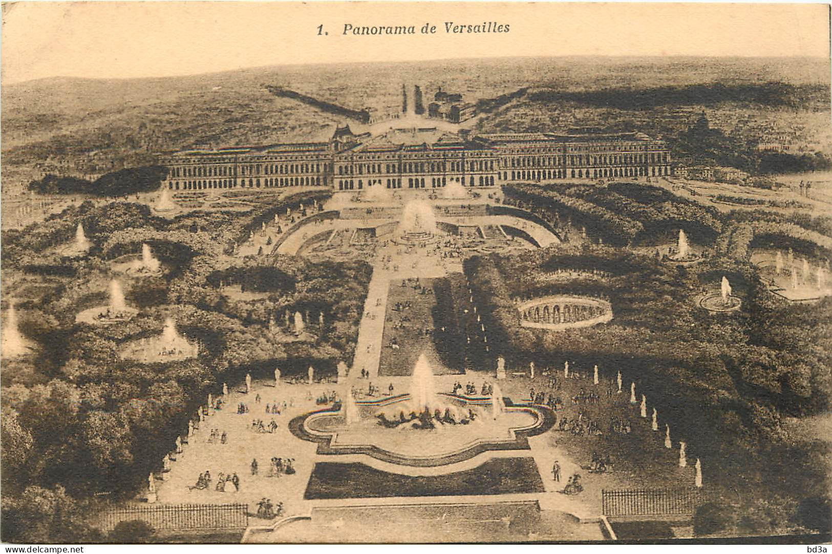 78 - PANORAMA DE VERSAILLES - Versailles (Château)