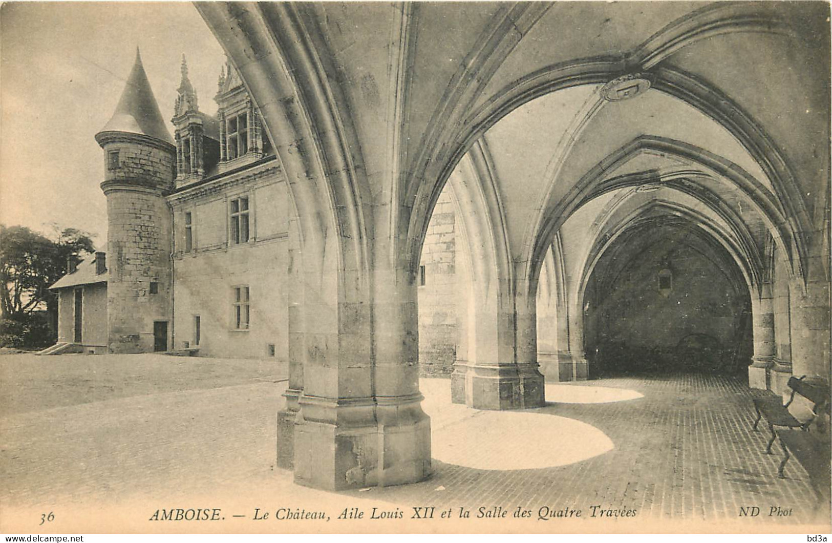 36 - AMBOISE - LE CHÂTEAU AILE LOUIS XII - Amboise
