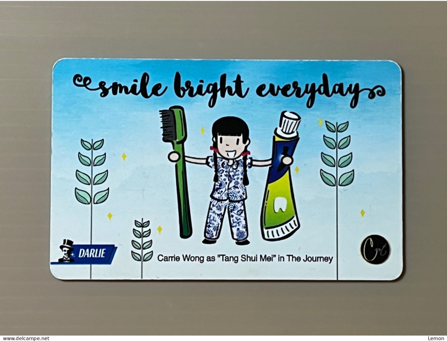 Singapore Nets Flashpay EZ Link Transport Metro Train Subway Card, DARLIE Toothpaste, Set Of 1 Used Card - Singapour