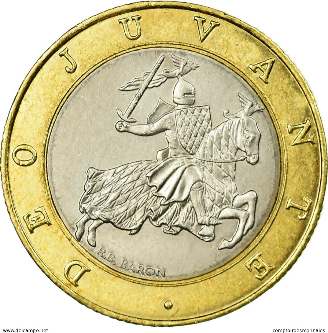 Monnaie, Monaco, Rainier III, 10 Francs, 2000, TTB, Bi-Metallic, Gadoury:MC160 - 1960-2001 Neue Francs