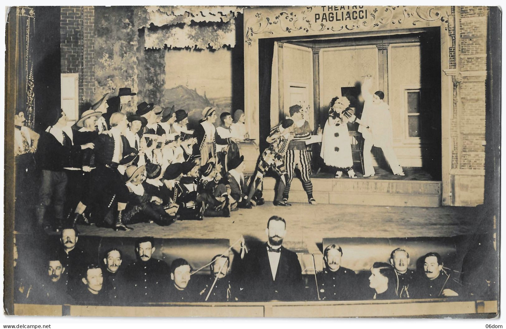 CARTE PHOTO HARDERWIJK - CAMP D'INTERNEMENT - THEATRE - Harderwijk