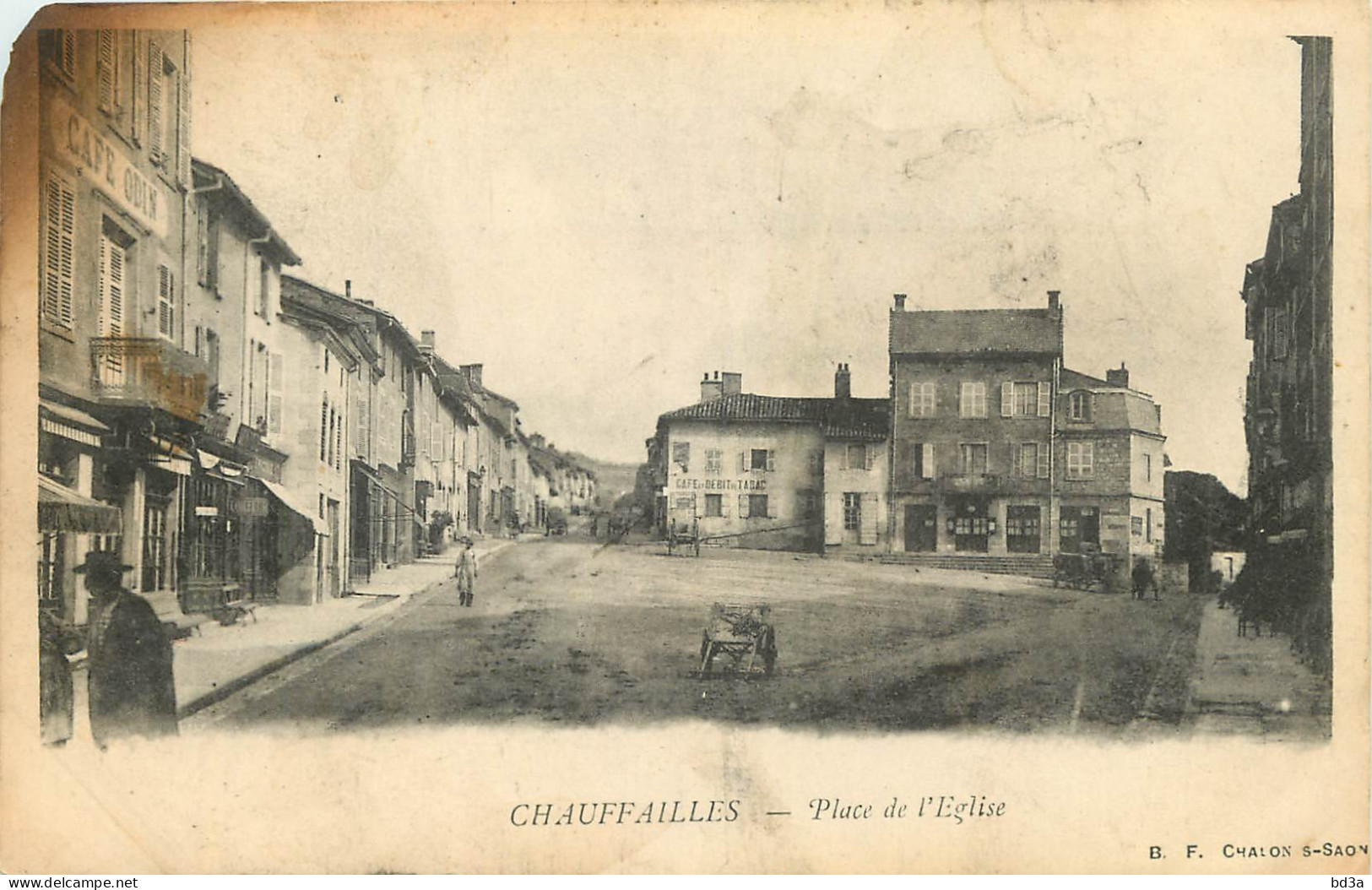 42 - CHAUFFAILLES - PLACE DE L'EGLISE - Other & Unclassified