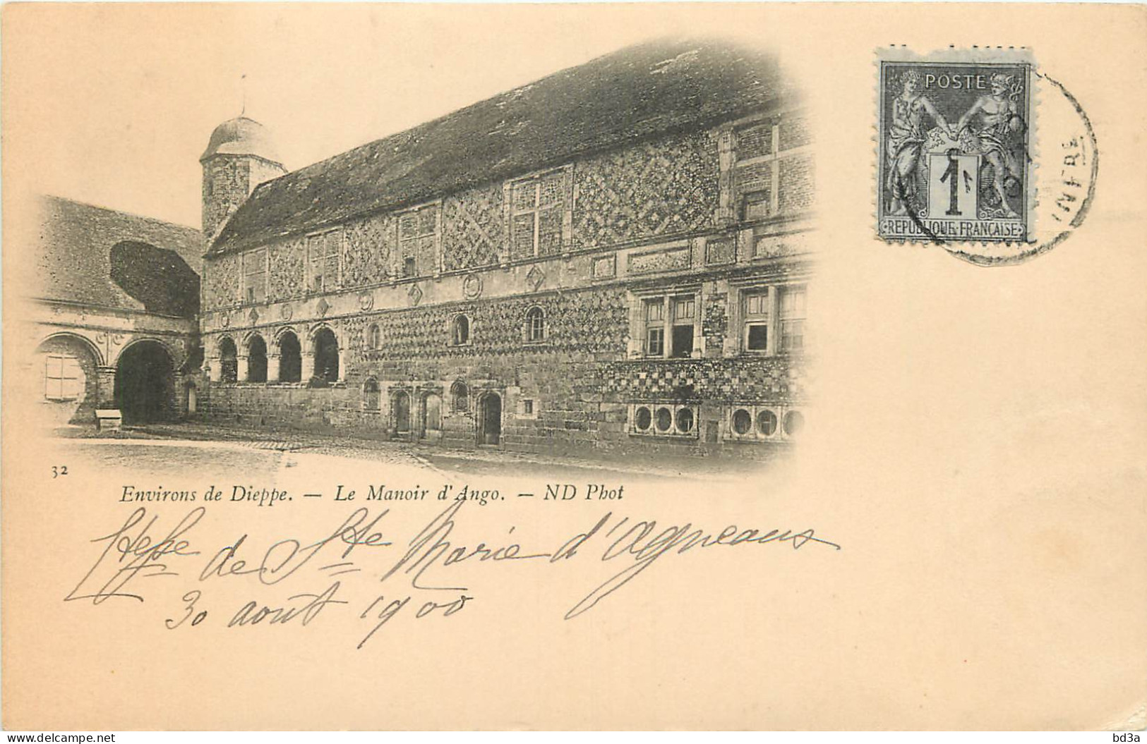 76 - DIEPPE - LE MANOIR D'ANGO - 1900 - Dieppe