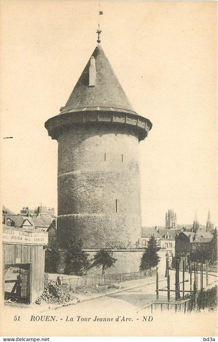  76 - ROUEN - LA TOUR JEANNE D'ARC - Rouen