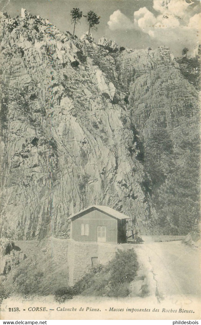 CORSE  PIANA Calanches De Piana  Masses Imposantes Des Roches Bleues - Altri & Non Classificati