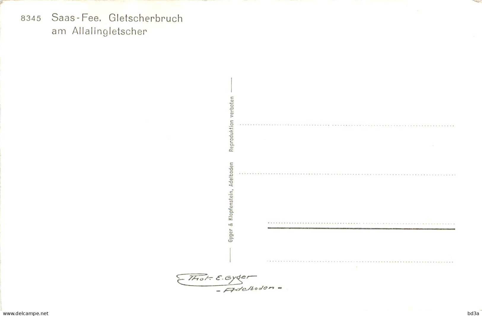 SUISSE - SAAS FEE - Sonstige & Ohne Zuordnung