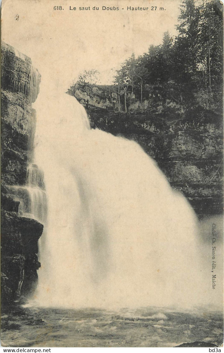 25 - LE SAUT DU DOUBS - CONVOYEUR MORTEAU A BESANCON - Sonstige & Ohne Zuordnung