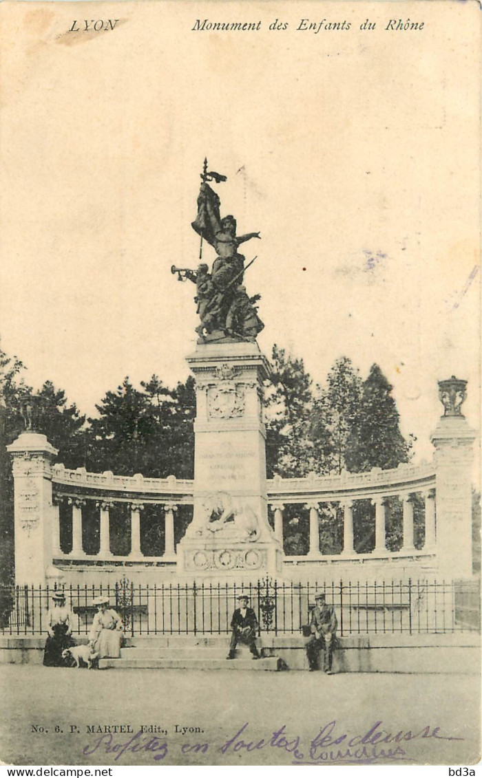 69 - LYON - MONUMENT DES ENFANTS DU RHONE - Sonstige & Ohne Zuordnung