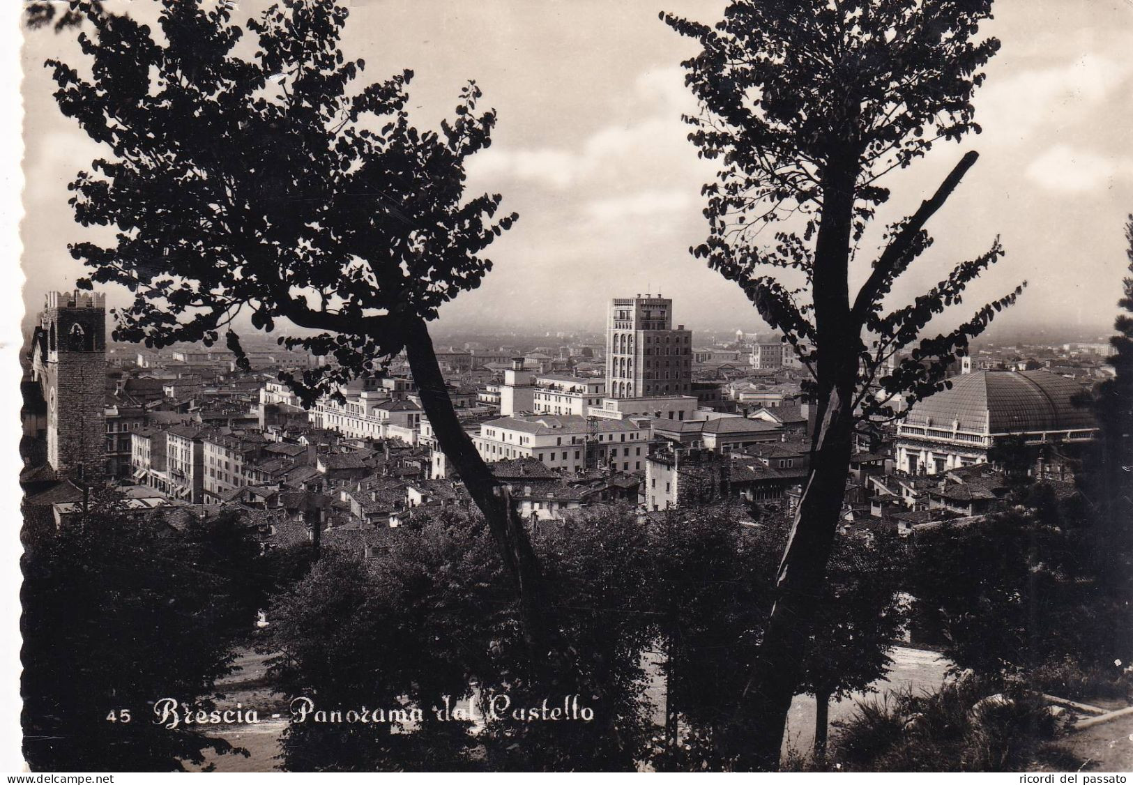 Cartolina Brescia - Panorama Dal Castello - Brescia