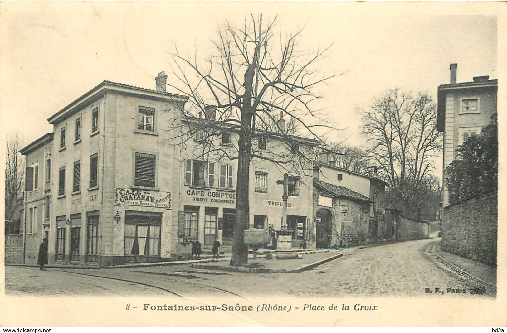 69 - FONTAINE SUR SAONE - PLACE DE LA CROIX - Other & Unclassified