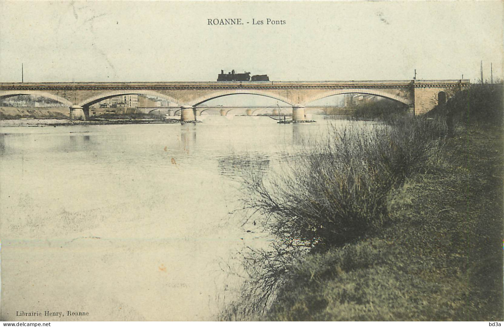 42 - ROANNE - LES PONTS - TRAIN - Roanne