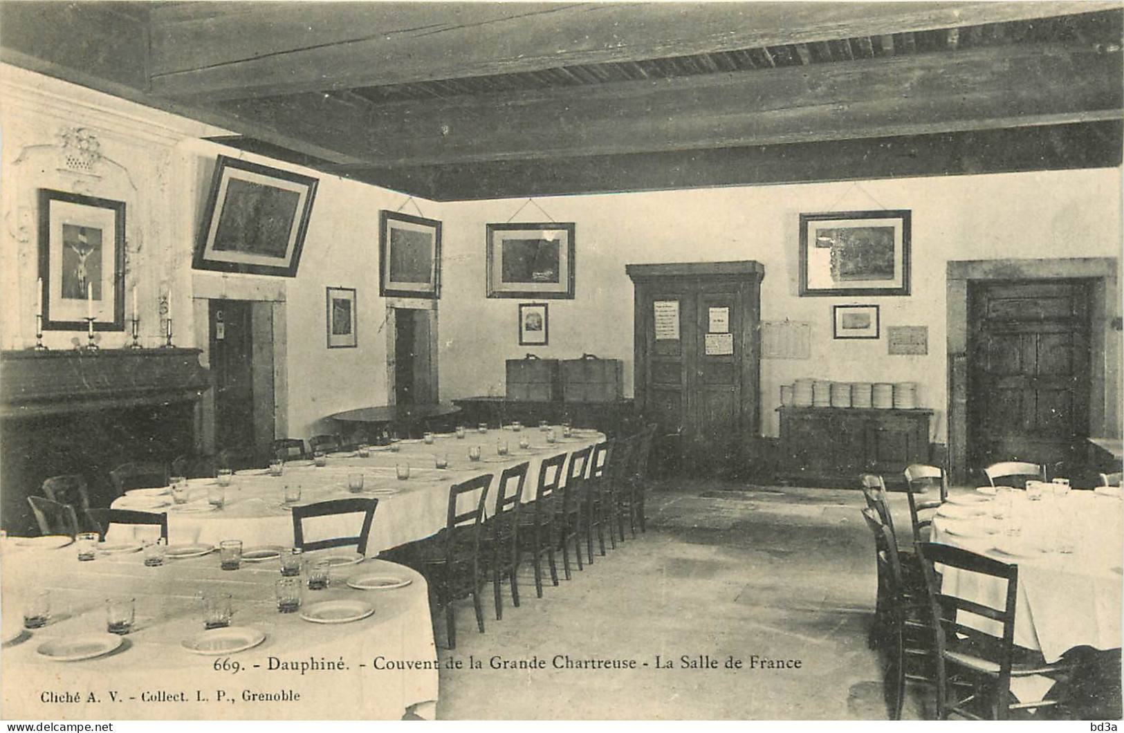 38 - COUVENT DE LA GRANDE CHARTREUSE - LA SALLE DE FRANCE - Chartreuse