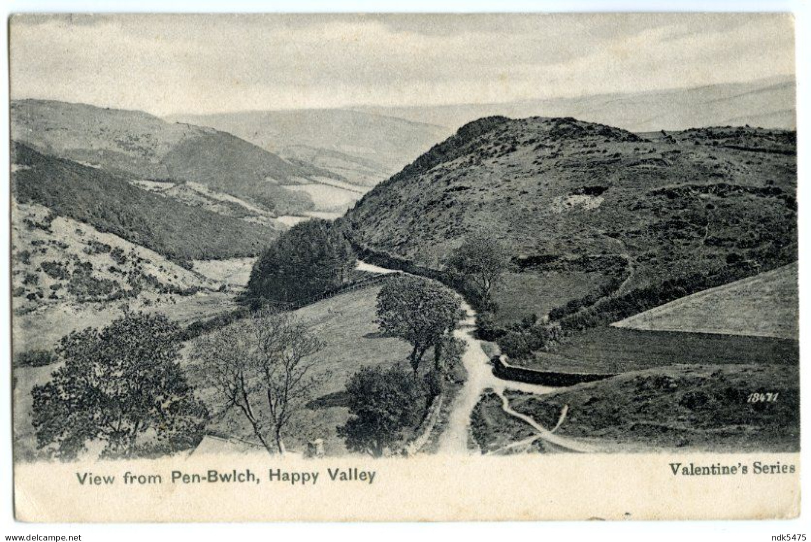 VIEW FROM PEN-BWICH, HAPPY VALLEY / TOWYN R. S. O. / CHWILOG, PLAS BELLE (GRIFFITH) - Caernarvonshire