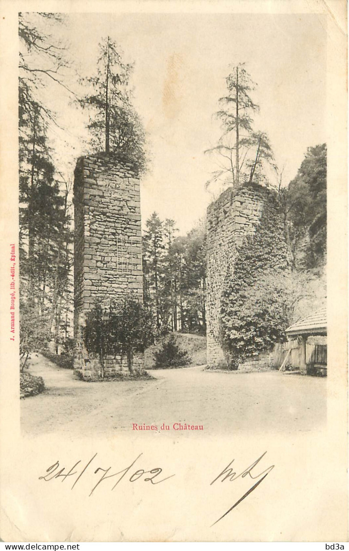 88 - EPINAL - RUINES DU CHÂTEAU - Epinal