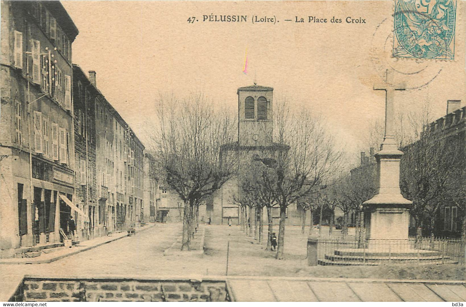 42 - PELUSSIN - LA PLACE DES CROIX - Pelussin