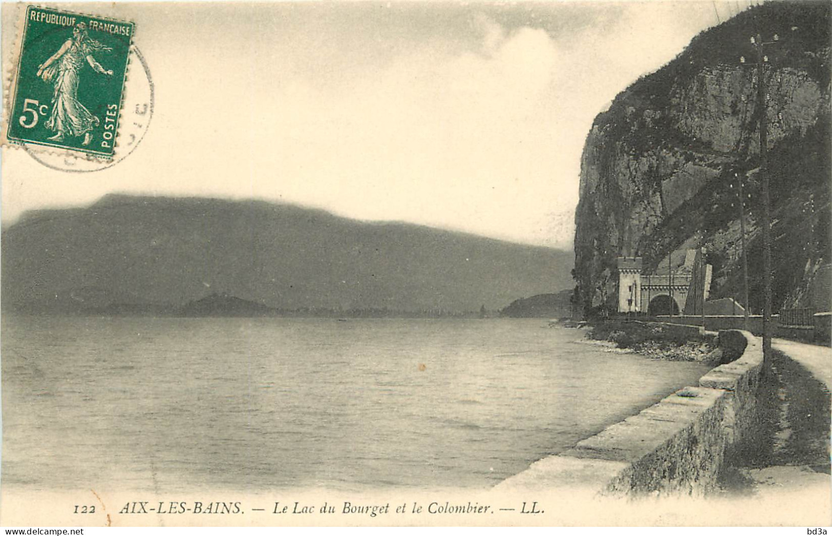 73 - AIX LES BAINS - LE LAC DU BOURGET ET LE COLOMBIER - Aix Les Bains