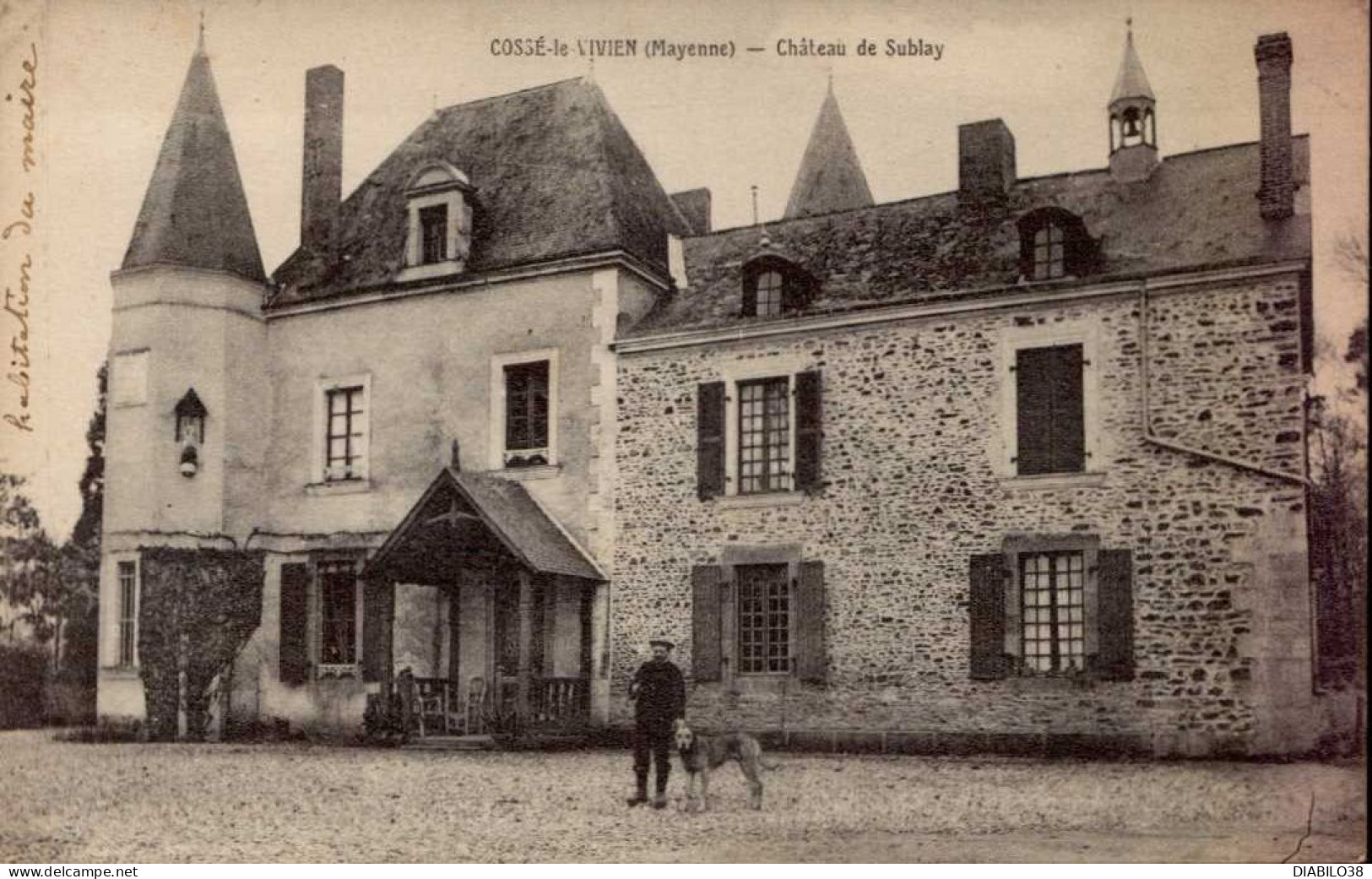 COSSE-LE-VIVIEN   ( MAYENNE )   CHATEAU DE SUBLAY - Sonstige & Ohne Zuordnung