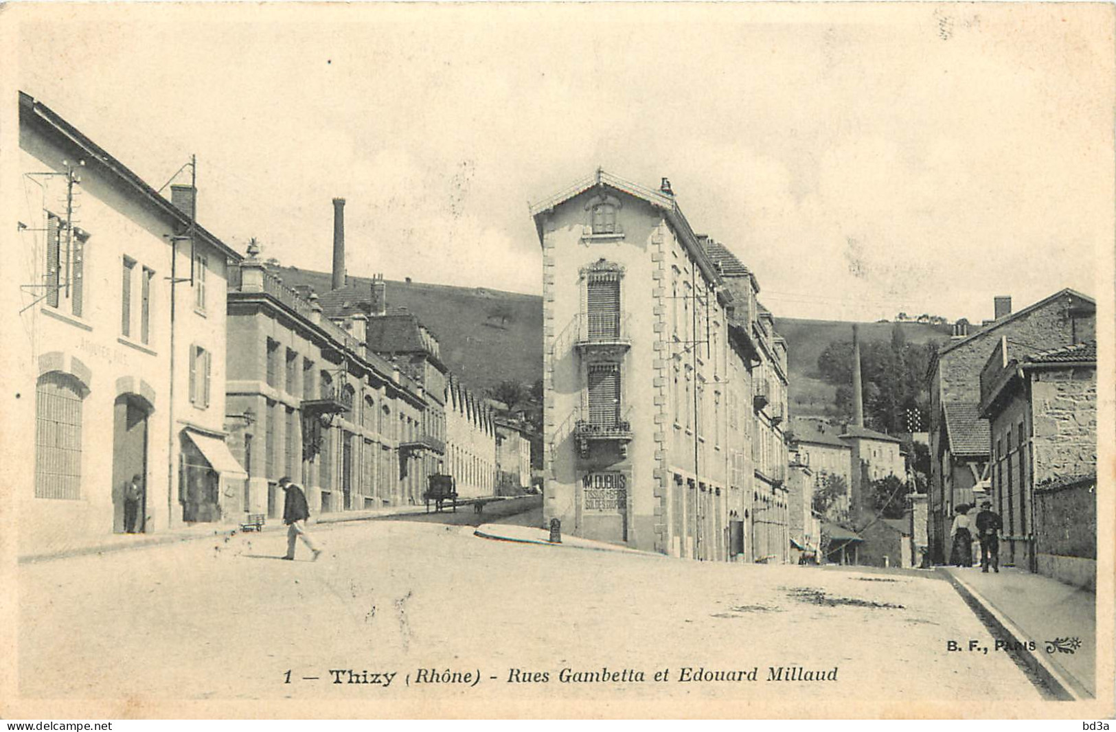 69 - THIZY - RUE GAMBETTA ET EDOUARDMILLAUD - Thizy