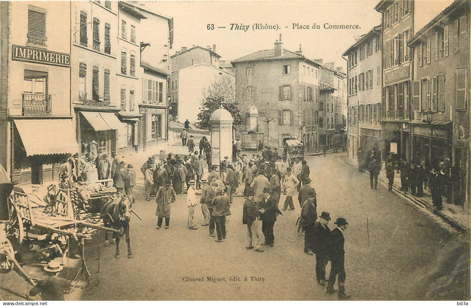 69 - THIZY - PLACE DU COMMERCE - Thizy