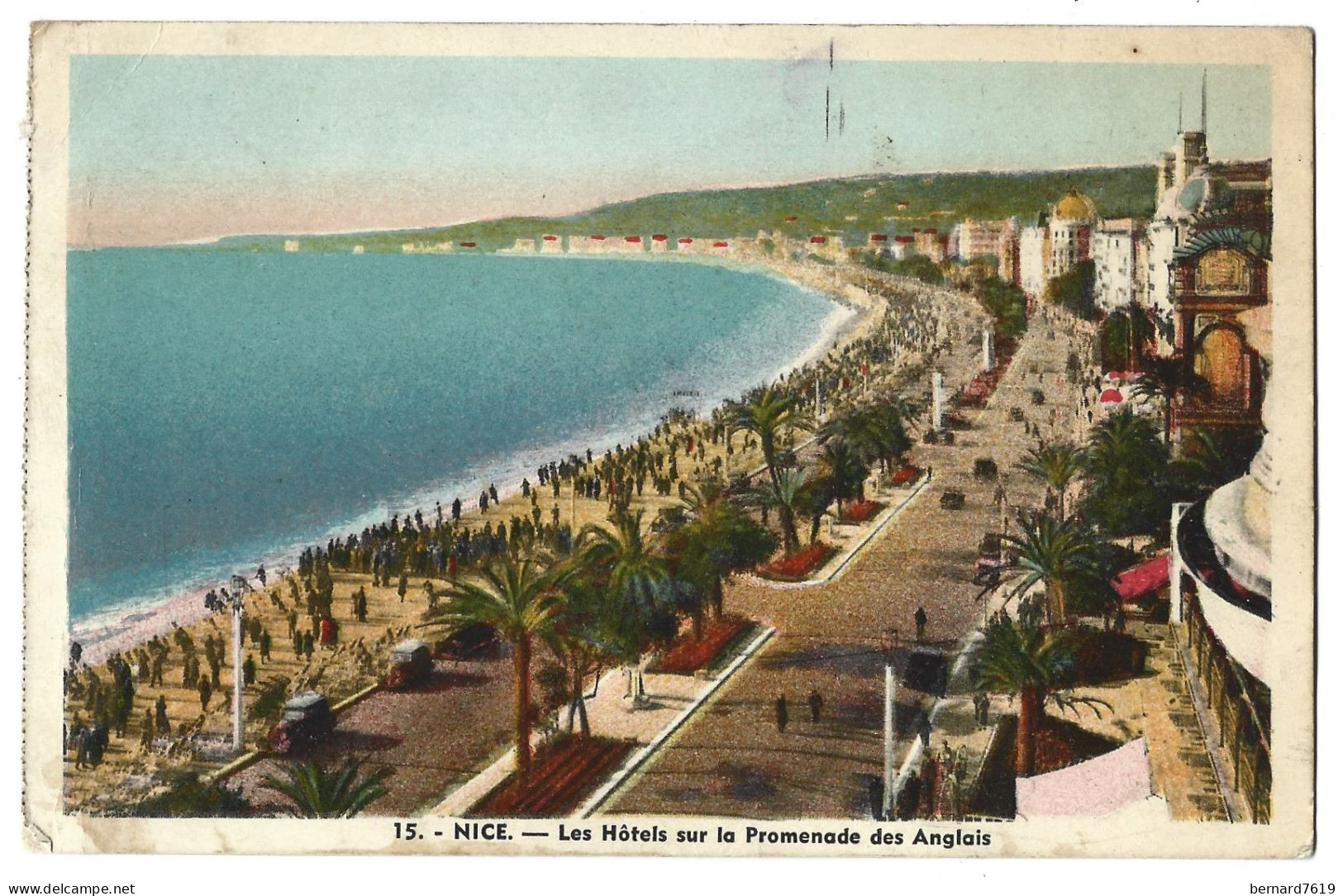 06  Nice - Les Hotels Sur La Promenade Des Anglais - Cafés, Hôtels, Restaurants