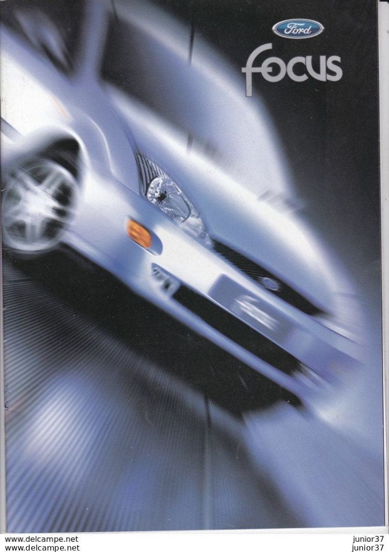 Brochure Ford 1998, Focus Coupé, 5 Portes Ambiente , 4 Portes Ghia, Clipper Ghia - Auto's