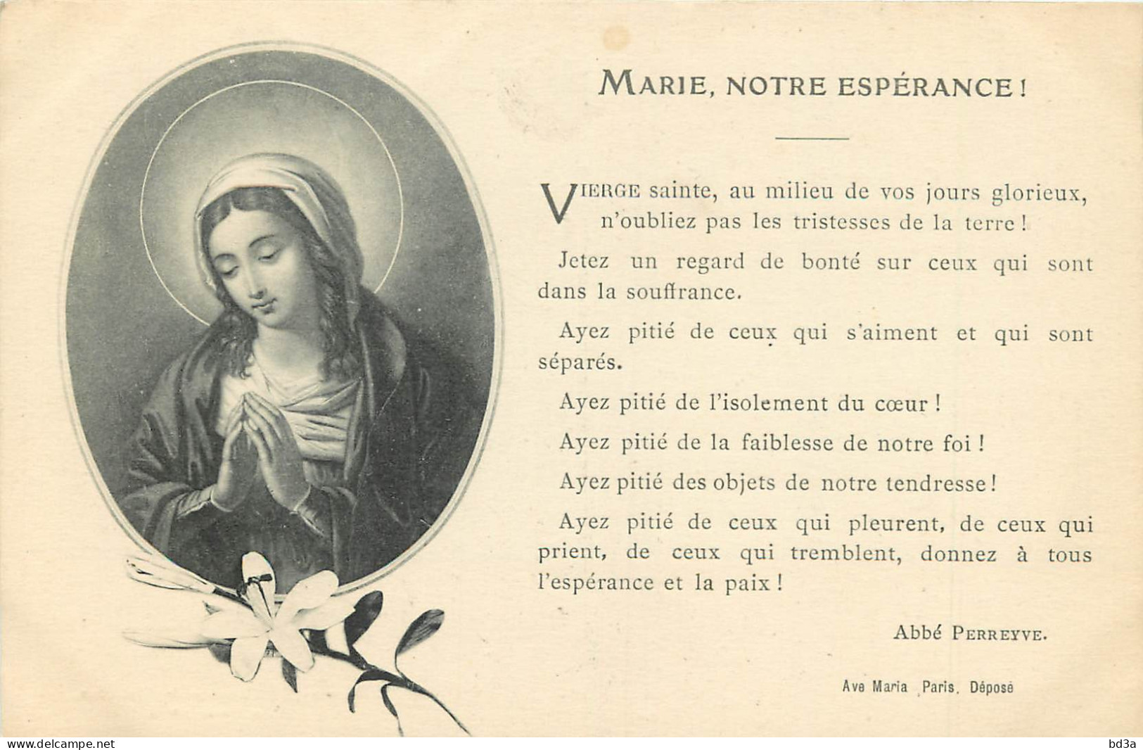 MARIE NOTRE ESPERANCE - Virgen Mary & Madonnas